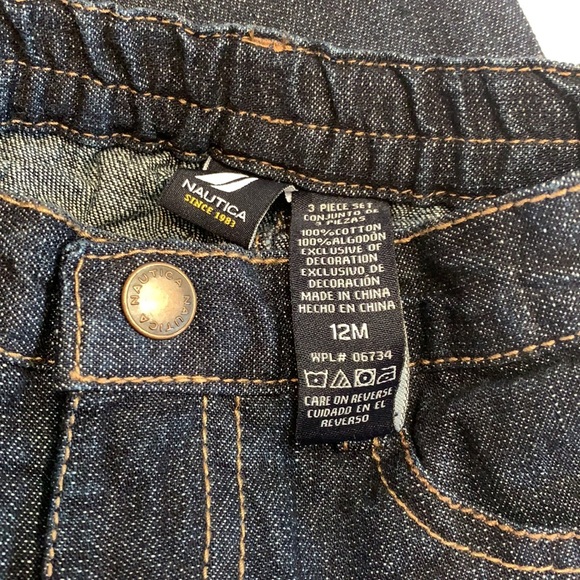 NAUTICA 3 PIECE SET SIZE 12 MONTHS - Picture 12 of 13